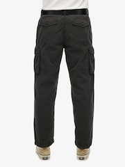 Superdry Black Parachute Light Cargo Joggers - Image 2 of 6
