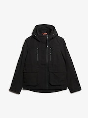 Superdry Black Hooded Ultimate Tech Windbreaker - Image 6 of 6