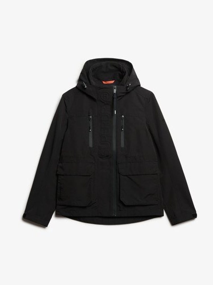 Superdry Black Hooded Ultimate Tech Windbreaker - Image 6 of 6