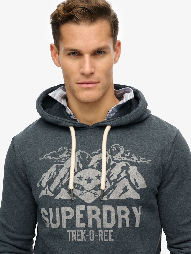 Superdry Lo-Fi Outdoor Mono Relaxed Hoodie - Bild 4 von 4