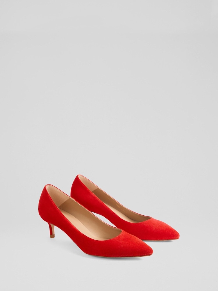 LK Bennett Audrey Aurora Suede čevelj ali škorenj z visoko, ozko peto, ukrivljeno pod čevelj salonar - Slika 2 iz 4 LK Bennett Audrey Aurora Suede čevelj ali škorenj z visoko, ozko peto, ukrivljeno pod čevelj salonar - Slika 2 iz 4