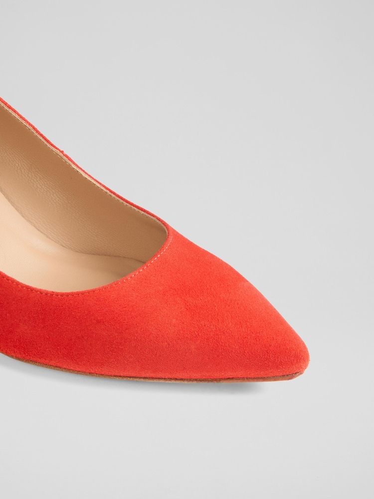 LK Bennett Audrey Aurora Suede čevelj ali škorenj z visoko, ozko peto, ukrivljeno pod čevelj salonar - Slika 4 iz 4 LK Bennett Audrey Aurora Suede čevelj ali škorenj z visoko, ozko peto, ukrivljeno pod čevelj salonar - Slika 4 iz 4