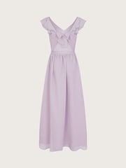 Monsoon Purple Monsoon Indi Tie-Back Prom Dress - Image 2 of 3
