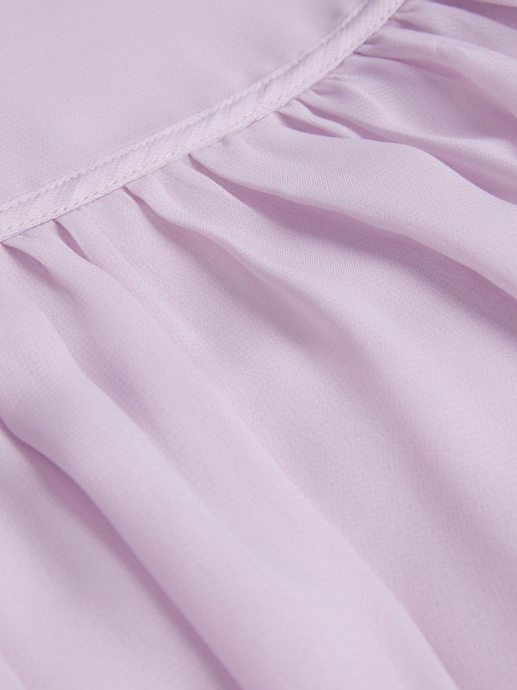 Monsoon Purple Monsoon Indi Tie-Back Prom Dress - Image 3 of 3