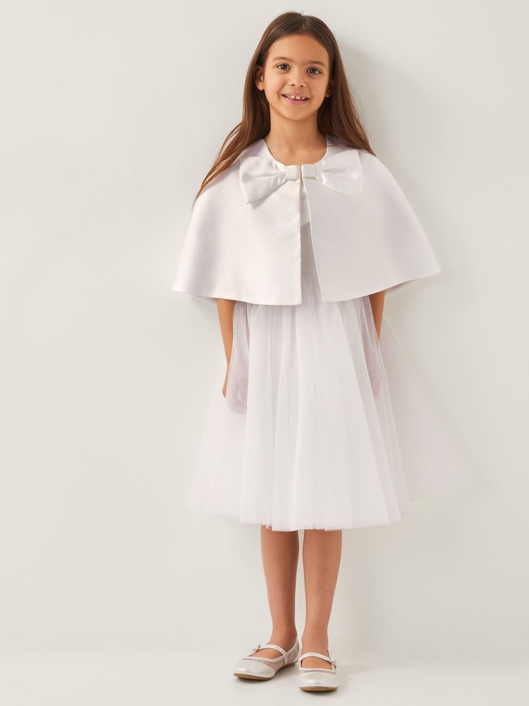 Monsoon Natural Duchess Bow Twill Cape - Image 1 of 4