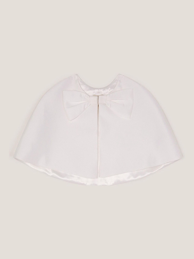 Monsoon Natural Duchess Bow Twill Cape - Image 2 of 4