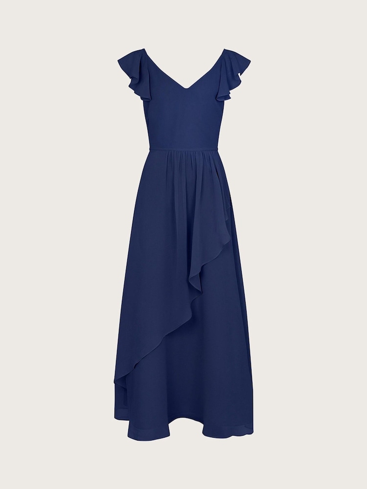 Monsoon Blue Monsoon Indi Tie-Back Prom Dress - Image 1 of 3