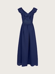Monsoon Blue Monsoon Indi Tie-Back Prom Dress - Image 2 of 3