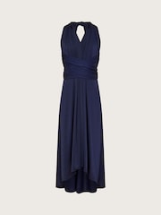 Monsoon Blue Monsoon Tia Twist Prom Dress - Image 1 of 3