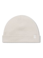 MORI Ecru Viscose Cotton Blend Super Soft Stretch Baby Hat - Image 2 of 2
