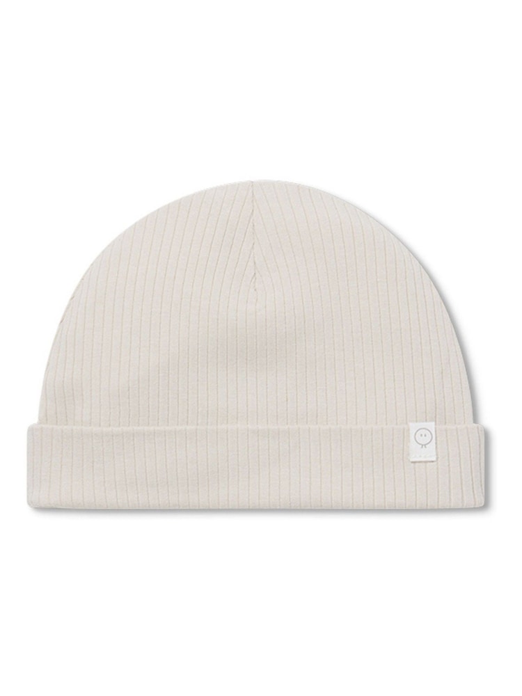 MORI Ecru Viscose Cotton Blend Super Soft Stretch Baby Hat - Image 2 of 2