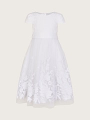 Monsoon Sorcha Floral Lace Communion Dress - Imagen 2 de 4
