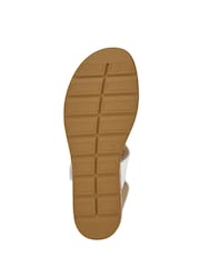 Pavers White Adjustable Wedge Heel Sandals - Image 5 of 5