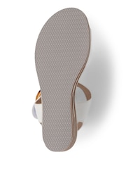 Pavers White Touch Fasten Wedge Sandals - Image 5 of 5
