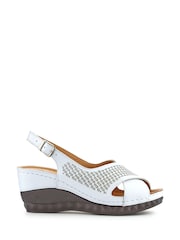 Blanco - Pavers Cushioned Smart Slingback Sandals - Imagen 1 de 5
