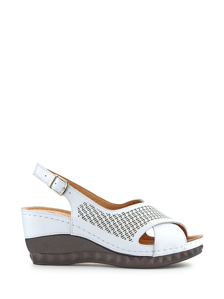 Blanco - Pavers Cushioned Smart Slingback Sandals - Imagen 1 de 5