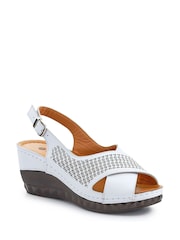 Blanco - Pavers Cushioned Smart Slingback Sandals - Imagen 2 de 5