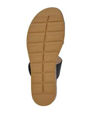 Pavers Black Adjustable Wedge Heel Sandals - Image 5 of 5