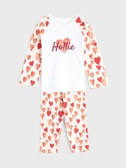 Personalised Girls Rainbow Pyjamas Set by Dollymix - Image 1 of 6