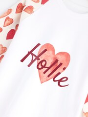 Personalised Girls Rainbow Pyjamas Set by Dollymix - Image 5 of 6