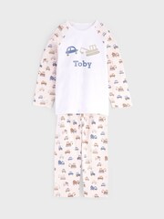 Personalised Girls Rainbow Pyjamas Set by Dollymix - Image 1 of 6