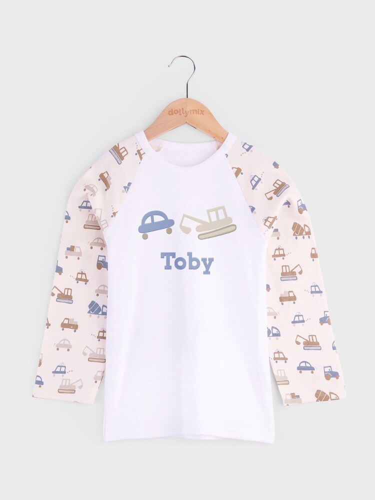 Personalised Girls Rainbow Pyjamas Set by Dollymix - Image 2 of 6