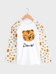 Personalised Girls Rainbow Pyjamas Set by Dollymix - Image 2 of 6