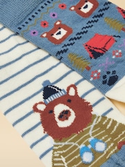 Joules Eat Feet Socks 5 Pack - Imagen 4 de 4