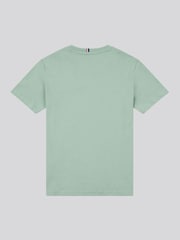 Темно-зеленый - US Polo Assn. Футболка для мальчиков из 100% хлопка с принтом лошадей - Изображение 7 из 9