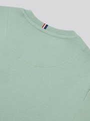 Темно-зеленый - US Polo Assn. Футболка для мальчиков из 100% хлопка с принтом лошадей - Изображение 8 из 9