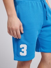 U.S. Polo Assn. Blue Boys 100% Cotton Player 3 Sweat Shorts - Image 5 of 11