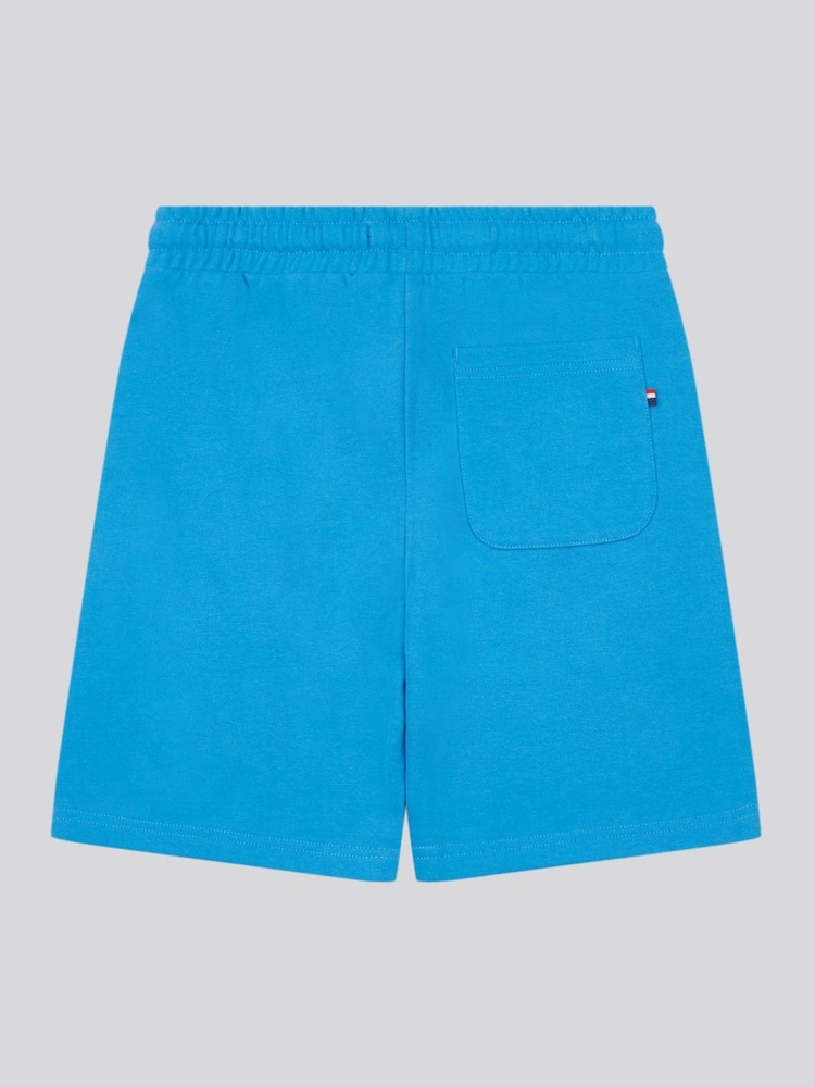U.S. Polo Assn. Blue Boys 100% Cotton Player 3 Sweat Shorts - Image 8 of 11