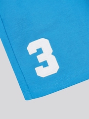 U.S. Polo Assn. Blue Boys 100% Cotton Player 3 Sweat Shorts - Image 9 of 11