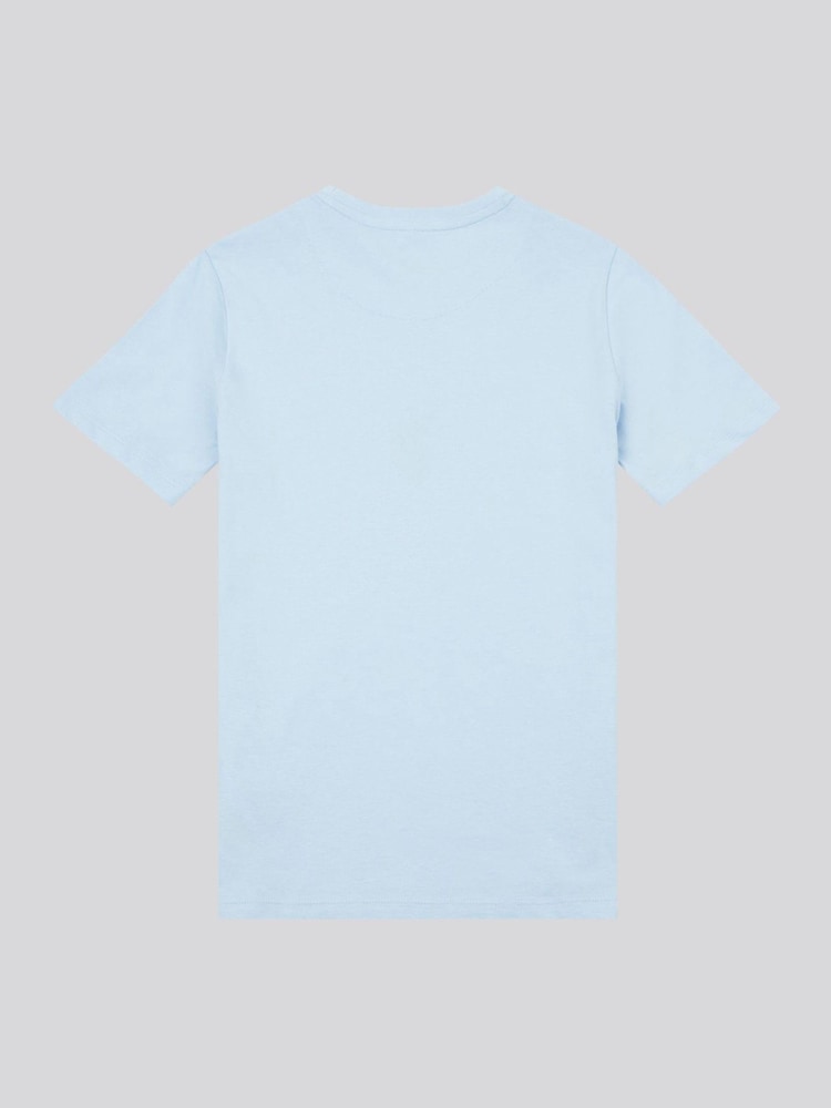 U.S. Polo Assn. Blue Boys 100% Cotton Signature Arch Print T-Shirt - Image 6 of 7