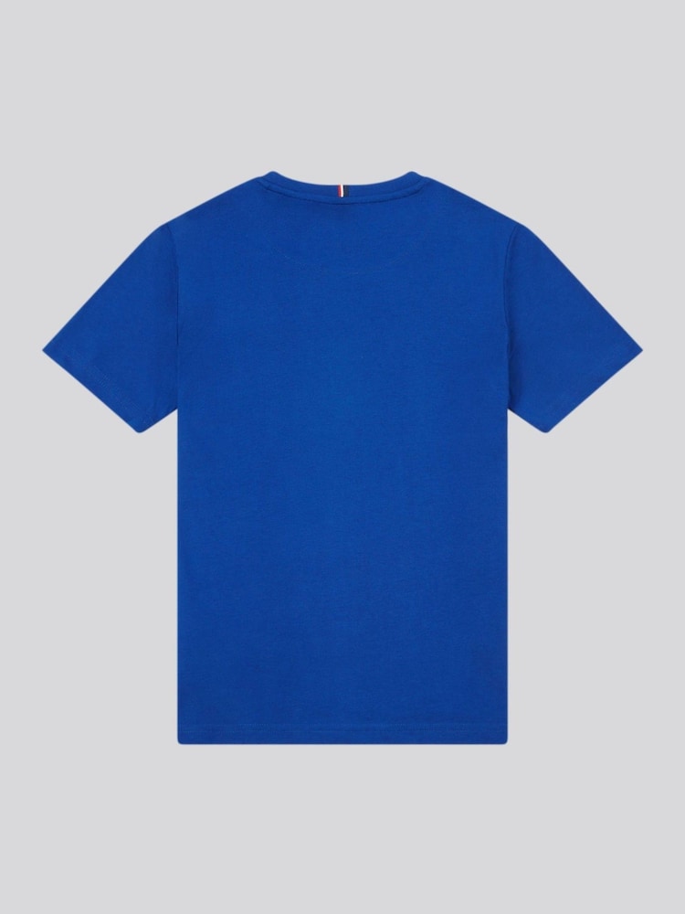 U.S. Polo Assn. Light Blue Boys Double Horsemen 100% Cotton T-Shirt - Image 2 of 4