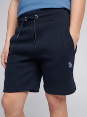 U.S. Polo Assn. Blue Boys Waffle Texture Shorts - Image 2 of 7