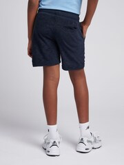 U.S. Polo Assn Blue Boys 100% Cotton Terry Shorts - Image 4 of 7