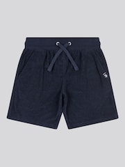 U.S. Polo Assn Blue Boys 100% Cotton Terry Shorts - Image 5 of 7