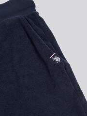 U.S. Polo Assn Blue Boys 100% Cotton Terry Shorts - Image 7 of 7
