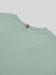 Светло-зеленый - US Polo Assn. Футболка для мальчиков из 100% хлопка с принтом лошадей - Изображение 4 из 4