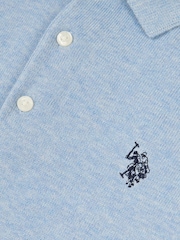 U.S. Polo Assn. Blue Boys Combed 100% Cotton Polo Shirt - Image 7 of 7