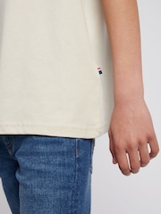 Бежевый - US Polo Assn. Футболка для мальчиков из 100% хлопка с принтом лошадей - Изображение 5 из 10