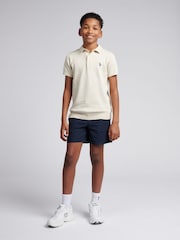 U.S. Polo Assn. Natural Boys Combed 100% Cotton Polo Shirt - Image 3 of 7