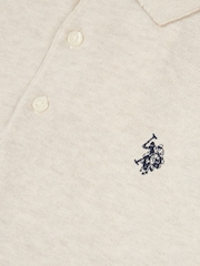 U.S. Polo Assn. Natural Boys Combed 100% Cotton Polo Shirt - Image 7 of 7