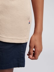 U.S. Polo Assn. Natural Boys 100% Cotton Vertical Texture T-Shirt - Image 5 of 5
