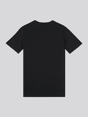 Черный - US Polo Assn. Футболка из 100% хлопка для мальчиков с принтом арочного принта - Изображение 6 из 7