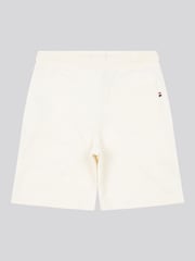U.S. Polo Assn. Cream Boys 100% Cotton Double Horsemen Sweat Shorts - Image 7 of 9