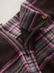 Chocolate/Pink Check Mini Skirt - Image 7 of 7