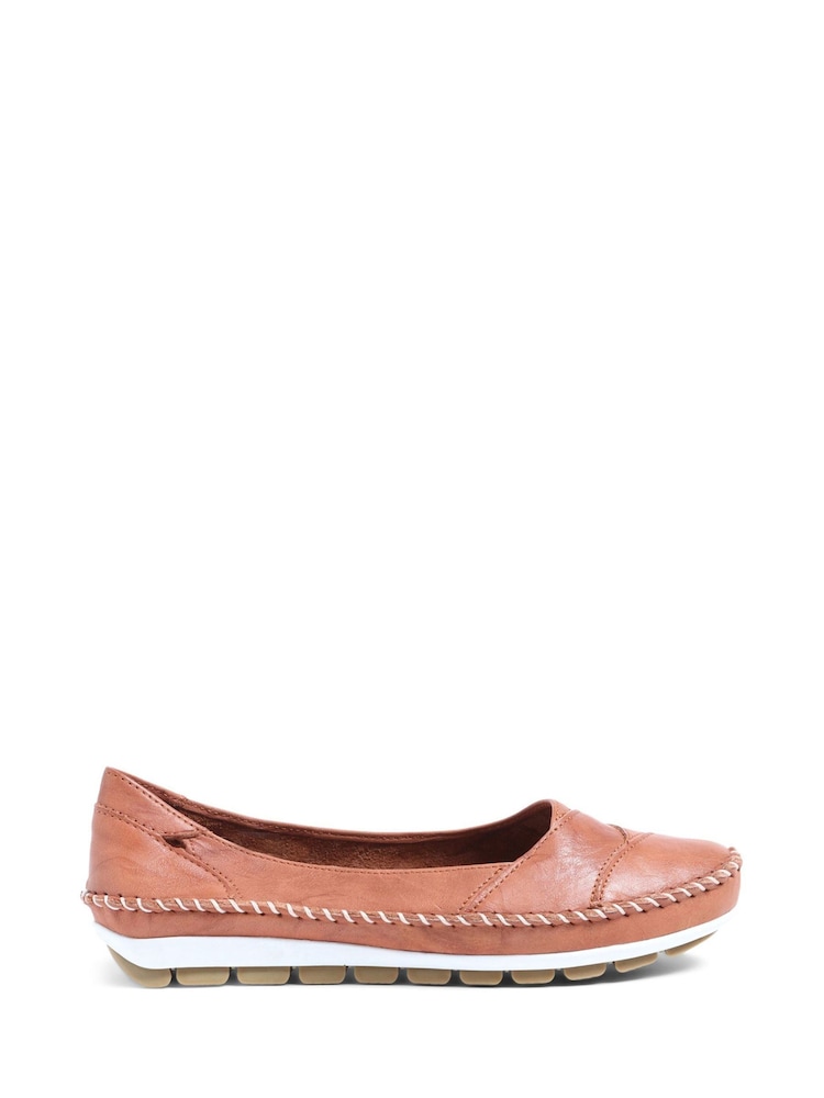 Natur - Pavers Slip On Lederschuhe Weiß - Bild 1 von 5 Natur - Pavers Slip On Lederschuhe Weiß - Bild 1 von 5