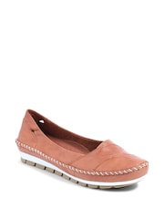 Pavers Natural Pavers Leather Slip On White Shoes - Image 3 of 5